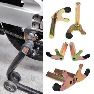 Planet Gates 1 Pair Wheel Support Frame Stand Motorcycle Swing Arm Lift TripodHooks U-style/L-style Hook Fork Swingram Spool Slider