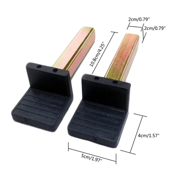 Planet Gates 1 Pair Wheel Support Frame Stand Motorcycle Swing Arm Lift TripodHooks U-style/L-style Hook Fork Swingram Spool Slider