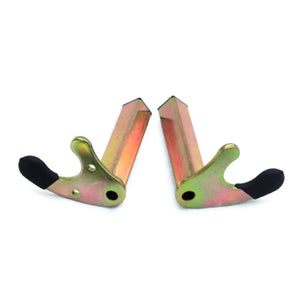 Planet Gates 1 Pair Wheel Support Frame Stand Motorcycle Swing Arm Lift TripodHooks U-style/L-style Hook Fork Swingram Spool Slider