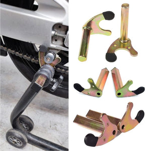 Planet Gates 1 Pair Wheel Support Frame Stand Motorcycle Swing Arm Lift TripodHooks U-style/L-style Hook Fork Swingram Spool Slider