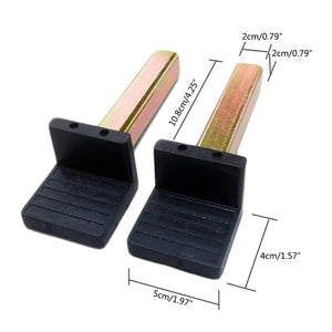 Planet Gates 1 Pair Wheel Support Frame Stand Motorcycle Swing Arm Lift TripodHooks U-style/L-style Hook Fork Swingram Spool Slider