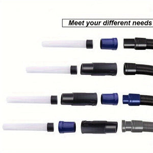 Planet Gates 1 Pc 1Pc Universal Vacuum Attachment Dust Cleaner - Small Suction Brush Tubes Remover Tool For Home And Car Cleaning - Flexible And Easy To Use With Multiple Attachments