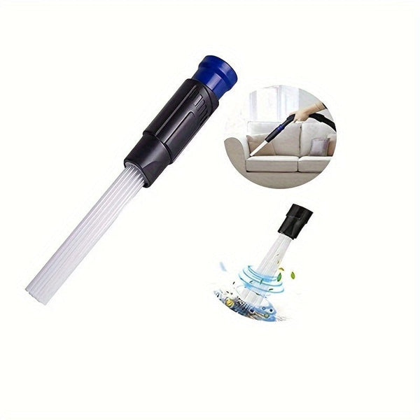 Planet Gates 1 Pc 1Pc Universal Vacuum Attachment Dust Cleaner - Small Suction Brush Tubes Remover Tool For Home And Car Cleaning - Flexible And Easy To Use With Multiple Attachments