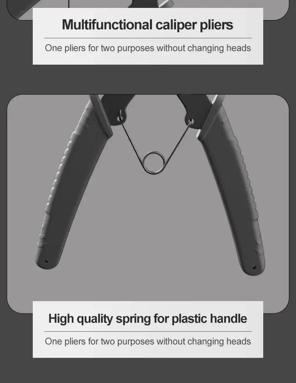 Planet Gates 1 pc 2 in 1 Snap Ring Pliers For Internal External Card Retaining Pincer Multifunctional Professional Hand Tool Hardware Repair Tool