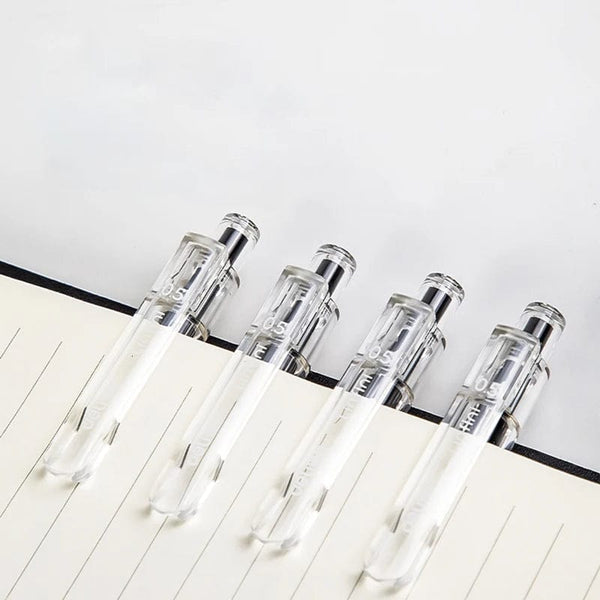 Planet Gates 1 PC / black Deli 1 PC Gel Pen 0.5mm Press Black Ink Soft Grip Office School Stationery A575