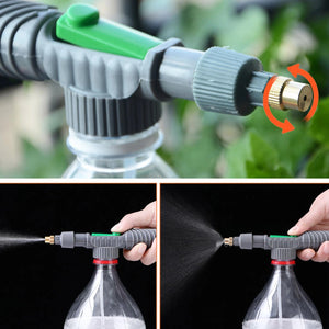 Planet Gates 1 Pc Garden Manual Spray Watering Head Optional Nozzle Interface Brass Gun Sprayer Adjustable Water Pressure Atomization Sprayer
