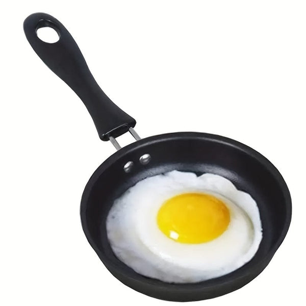 Planet Gates 1 Pc Mini Non Stick Egg Frying Pan, Suitable For Breakfast, Lunch, Dinner, Outdoor, Suitable For Induction Cookers And Gas Stoves, Mini Egg Frying Pan, Portable Flat Bottomed Pan, Cookware, Kitchen Utensils