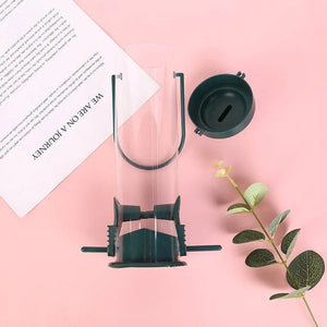 Planet Gates 1 pc Pet Bird Feeder Outdoor Hanging Pet Food Dispenser Multiple Holes Bird Feeder Automatic Foot Feeding Tool for Flying Animals