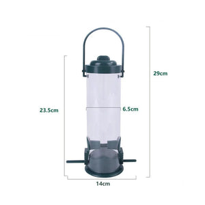 Planet Gates 1 pc Pet Bird Feeder Outdoor Hanging Pet Food Dispenser Multiple Holes Bird Feeder Automatic Foot Feeding Tool for Flying Animals