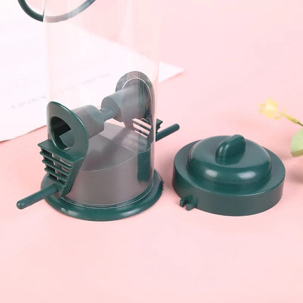 Planet Gates 1 pc Pet Bird Feeder Outdoor Hanging Pet Food Dispenser Multiple Holes Bird Feeder Automatic Foot Feeding Tool for Flying Animals