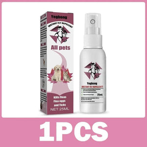 Planet Gates 1 PC Pet insect repellent spray Drive away fleas lice ticks Sterilization Relieve skin itching Suitable for deworming cats and dogs