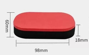 Planet Gates 1 PC Table Tennis Racquet Rubber Cleaning Agent Sponge Wiping Rubber Cotton High Density Red Black Sponge Wiping Soft and No Slagging