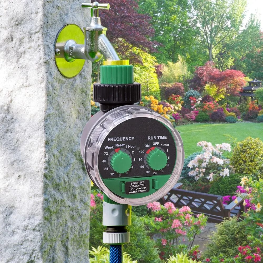 Planet Gates 1 pc water timer Garden Ball Valve Automatic Electronic Watering Timer Home Garden Irrigation Timer 0 Water Pressure Working Controller System