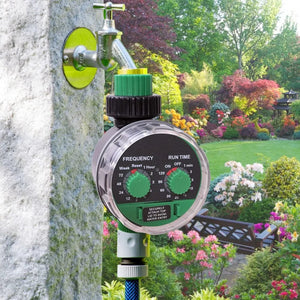 Planet Gates 1 pc water timer Garden Ball Valve Automatic Electronic Watering Timer Home Garden Irrigation Timer 0 Water Pressure Working Controller System