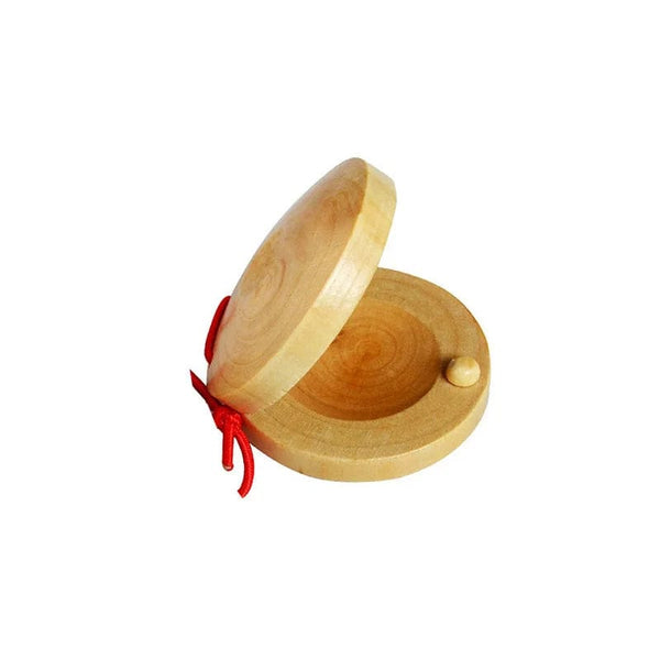 Planet Gates 1 pc Wood Castanets Musical Instruments for Toddlers 1 2 3 Wooden Sensory Percussion Montessori Toys Kids Preschool Educational Baby Music Toys