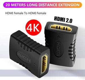 Planet Gates 1 PCS 1-2PCS 4K HDMI Extender Female To Female Converter Extension Adapter For Monitor Display Laptop PS4/3 PC TV Hdmi Cable Extension