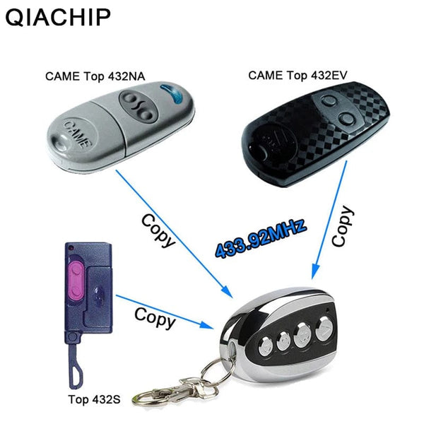 Planet Gates 1 pcs 433MHz Clone Remote Control Copy Function 433.92MHz RF Transmitter Auto Cloning Duplicator for Garage Door Car CAME Remotes