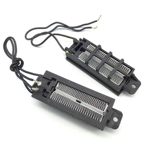 Planet Gates 1 Pcs Automatic Thermostat Ptc Heater With Stand Corrugated Strip Small Space Heating 50w 12v (AC/DC) Diy Heating Tools