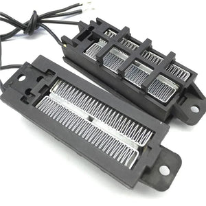 Planet Gates 1 Pcs Automatic Thermostat Ptc Heater With Stand Corrugated Strip Small Space Heating 50w 12v (AC/DC) Diy Heating Tools