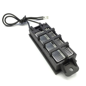 Planet Gates 1 Pcs Automatic Thermostat Ptc Heater With Stand Corrugated Strip Small Space Heating 50w 12v (AC/DC) Diy Heating Tools