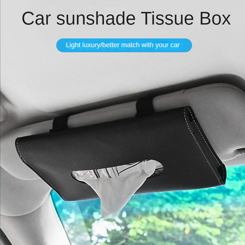Planet Gates 1 Pcs Car Tissue Box Towel Sets Car Sun Visor Tissue Box Holder Auto Interior Storage Decoration For BMW Car Accessories
