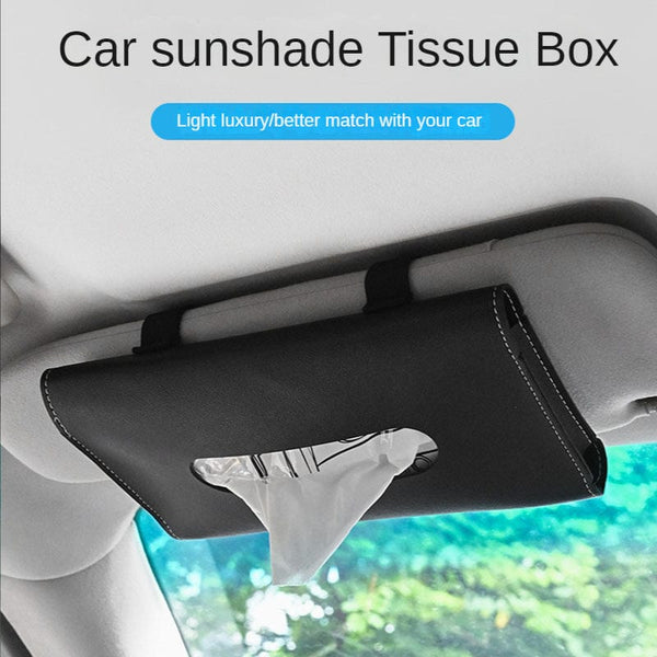 Planet Gates 1 Pcs Car Tissue Box Towel Sets Car Sun Visor Tissue Box Holder Auto Interior Storage Decoration For BMW Car Accessories