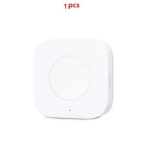 Planet Gates 1 PCS / CHINA Aqara Wireless Mini Switch ZigBee APP Remote Control 3 Ways Smart Home Emergency Button Door Bell Work With Gateway And Homekit
