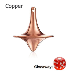 Planet Gates 1 Pcs copper Mini Magic Metal Gyro Gift 2020 New Creative Toy Spinning Top Inception For Exquisite Collection Decor Birthday 28MM
