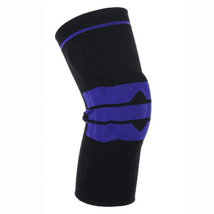 Planet Gates 1 Piece Black / L Knee Brace for Men Women Silicone Gel Spring Support Knee Pads Workout Meniscus Tear Joint Pain Relief Knee Compression Sleeve