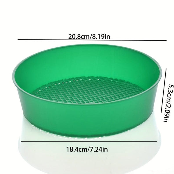 Planet Gates 1 Piece Garden Sieve Garden Sifter Gardening Seedling Tool For Garden Sand Soil Compost Stone Home Planting Green