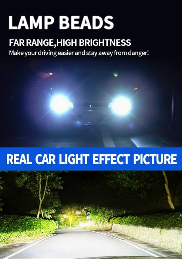 Planet Gates 1 piece / H4/9003/HB2 Hi/Lo H4 LED Projector Lens Mini H4 LED Lenses Auto Headlight Bulbs CSP Chip High Low Beam Canbus Turbo Fan Car Light Lamp LHD 12V 24V