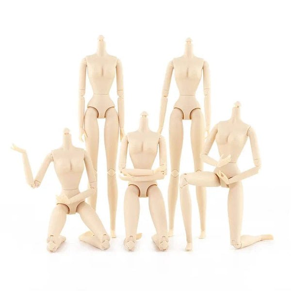 Planet Gates 1 Pieces Body 28cm Heigh Joint Body for 30cm Doll 28 Joints Moveable Female Body Girl Toys for Children