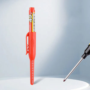 Planet Gates 1 Red 1/3/6pcs 45mm Multi-purpose Long Head Markers Pen Deep Hole Marker Pens for Woodworking Tile Decoration Red/Black/Blue Ink