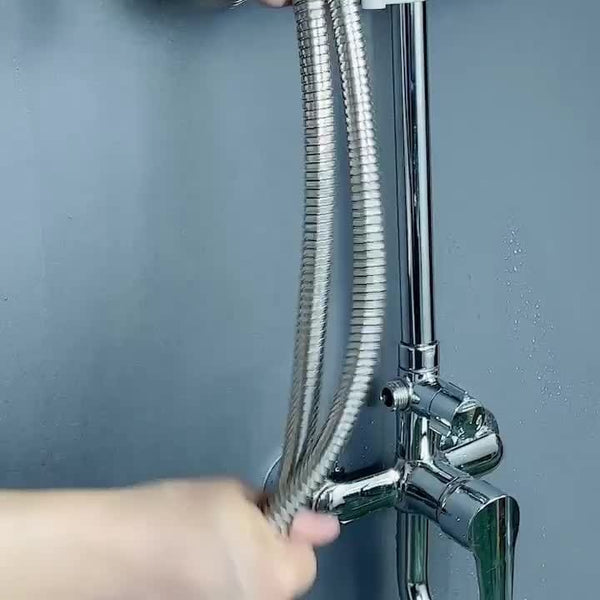 Planet Gates 1 Roll, 304 Stainless Steel Silvery Shower Hose For Gardening, Extra Long Durable And Flexible Shower Hose, Gardening Hose Gardening Accessories