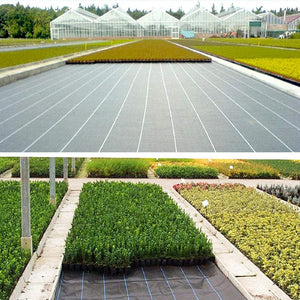 Planet Gates 1 Roll Garden Landscape Fabric Weed Barrier Heavy Duty Driveway Gardening Mat Polypropylene Ground Cover Flower Vegetable Raised Beds Lawn Yard Landscaping Cloth Black