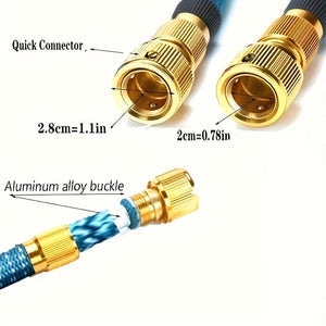 Planet Gates 1 Roll, New Retractable Water Hose Car Wash Flowers Magic Hose Magic Water Hose Home Car Wash Garden Hose 3 Times Retractable Spray Gun 5.18meter、25FT、15.24meter、22.86meter、30.48meter、38.1meter