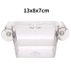 Planet Gates 1 room Aquarium Breeding Incubator Isolation Box Double Layer 4 Rooms Transparent Acrylic Self-Floating Fish Hatchery Box Fish Tank