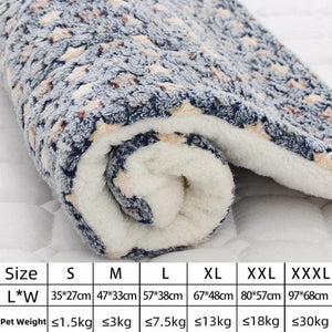 Planet Gates 1 / S 32x25cm Dog Bed Thickened Dog Mat Pet Cat Soft Fleece Pad Blanket Bed Mat Cushion Home Washable Rug Keep Warm Pet Supplies cama perro