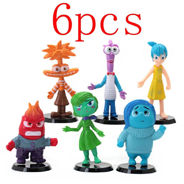Planet Gates 1 set 1 New Inside Out 2 Plush Anxiety Doll Cute Joy Fear Anger Disgust Sadness Riley Plushish Toys Collection Model Toy Birthday Gift