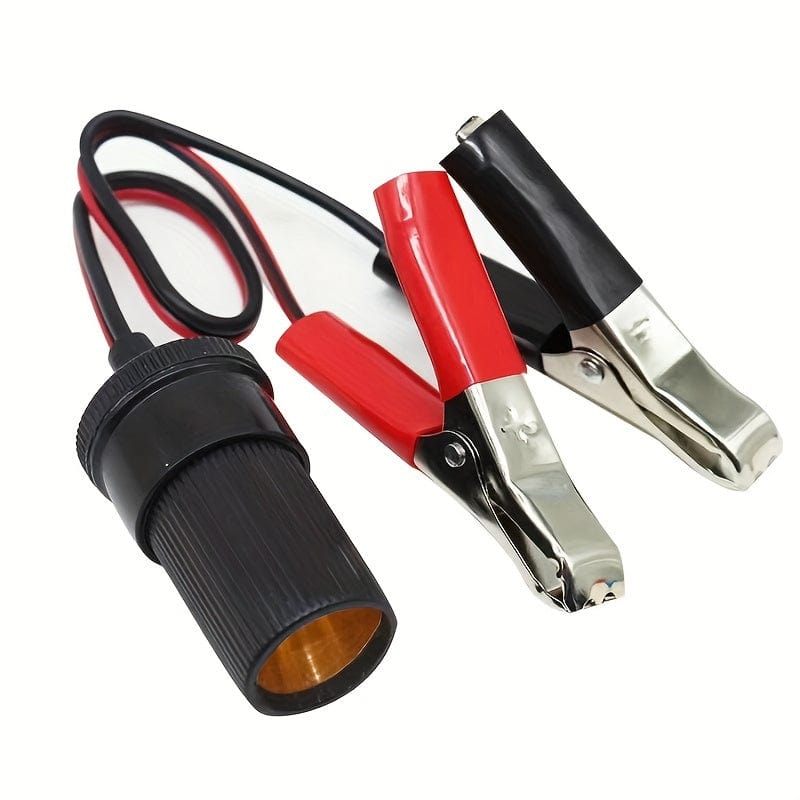 Planet Gates 1 Set 1 Set 12V Car Battery Terminal Clip-On Cigarette Lighter Clamp Power Socket Adapter Plug Boat Auto USB Charger Car Accessories