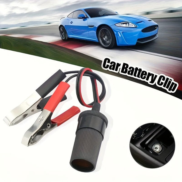 Planet Gates 1 Set 1 Set 12V Car Battery Terminal Clip-On Cigarette Lighter Clamp Power Socket Adapter Plug Boat Auto USB Charger Car Accessories