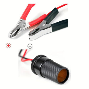 Planet Gates 1 Set 1 Set 12V Car Battery Terminal Clip-On Cigarette Lighter Clamp Power Socket Adapter Plug Boat Auto USB Charger Car Accessories