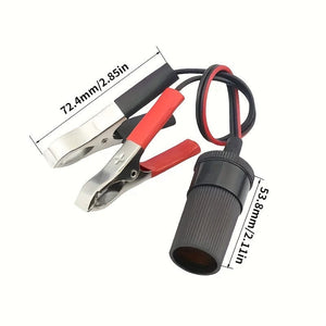 Planet Gates 1 Set 1 Set 12V Car Battery Terminal Clip-On Cigarette Lighter Clamp Power Socket Adapter Plug Boat Auto USB Charger Car Accessories
