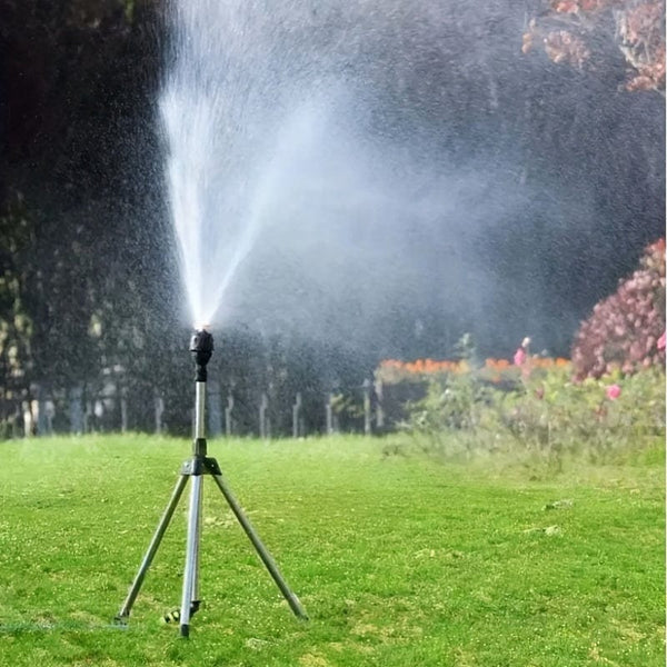 Planet Gates 1 Set 1 Set, 360 Rotary Irrigation Sprinkler Head With Tripod Telescopic Support Automatic Rotating Sprayer Garden Lawn Watering Sprinkler, Drip Water Seepage Device, Balcony Succulent Sprinkler
