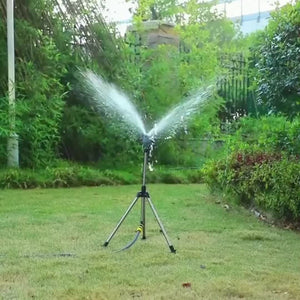 Planet Gates 1 Set 1 Set, 360 Rotary Irrigation Sprinkler Head With Tripod Telescopic Support Automatic Rotating Sprayer Garden Lawn Watering Sprinkler, Drip Water Seepage Device, Balcony Succulent Sprinkler