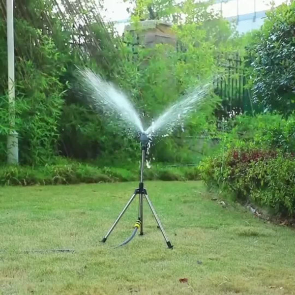 Planet Gates 1 Set 1 Set, 360 Rotary Irrigation Sprinkler Head With Tripod Telescopic Support Automatic Rotating Sprayer Garden Lawn Watering Sprinkler, Drip Water Seepage Device, Balcony Succulent Sprinkler