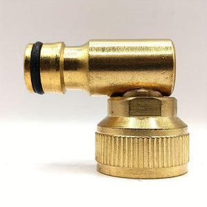 Planet Gates 1 Set 1 Set Brass 90° Activity Nipple Connector, Threaded Nipple Quick Plug G3/4 Inner Thread, Car Wash Watering Garden Wood Lawn Irrigation Sprinkler Tool Accessories