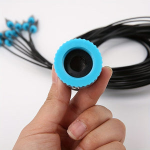 Planet Gates 1 Set 1 Set Garden Automatic Watering Device, Gardening Irrigation System, Drip Seepage Device With 10 Dripper Head Kit For Greenhouse Balcony Pot Plants Accessories (Threaded Connection: 1/2" (20mm)