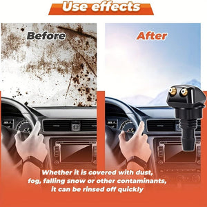 Planet Gates 1 Set 1 Set Universal Style Car Windshield Wiper Nozzle 2 Meter Hose 6 Connectors 4 Double Hole Water Spray Nozzles