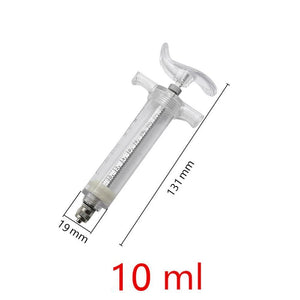 Planet Gates 1 Set 10ml/20ml/50ml Birds Feeding Syringe Kit With 6 Pcs Curved Gavage Tubes Bird Feeding Feed Medicine Supplies